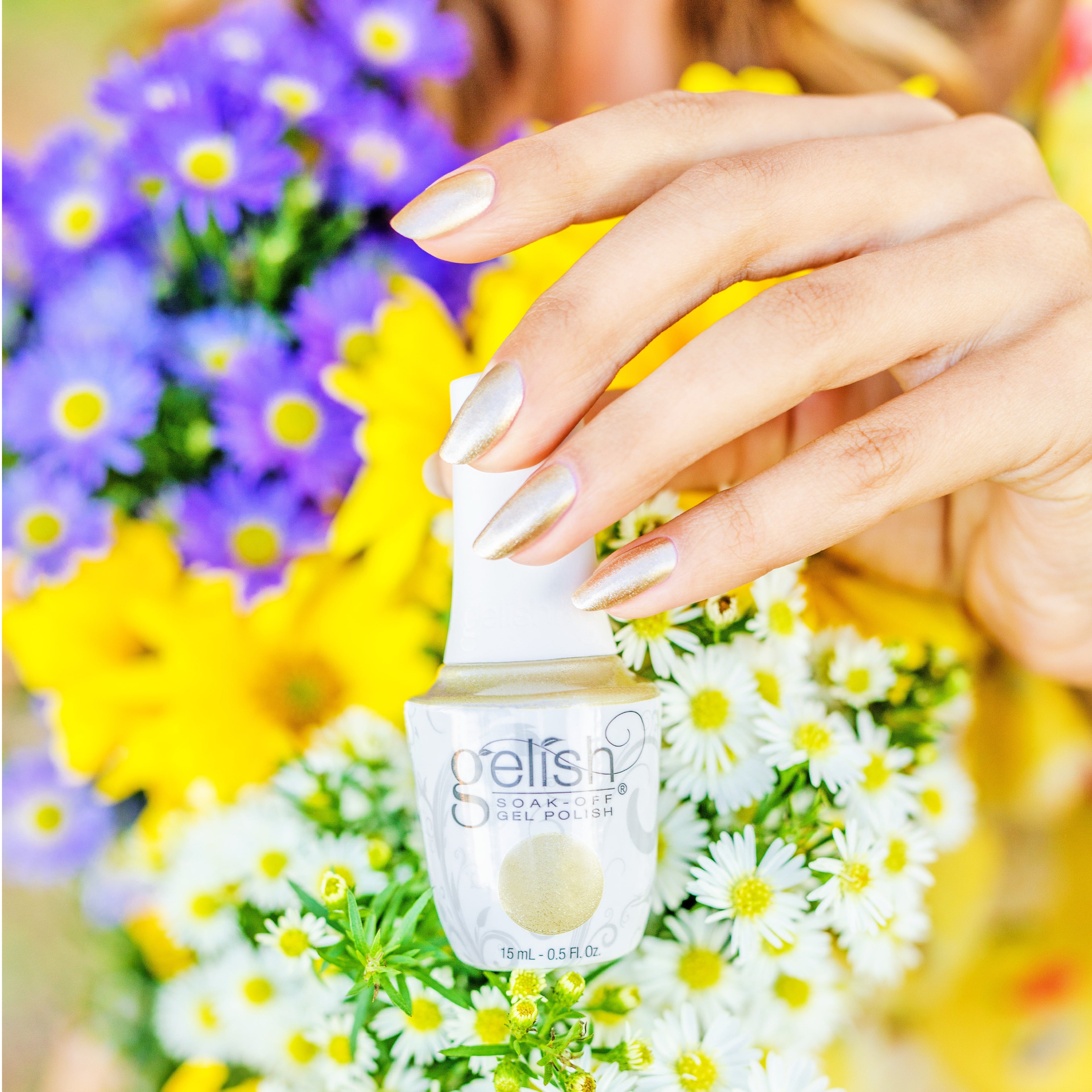 Gelish Soak-Off Gel Polish Give Me Gold, 0.5 oz