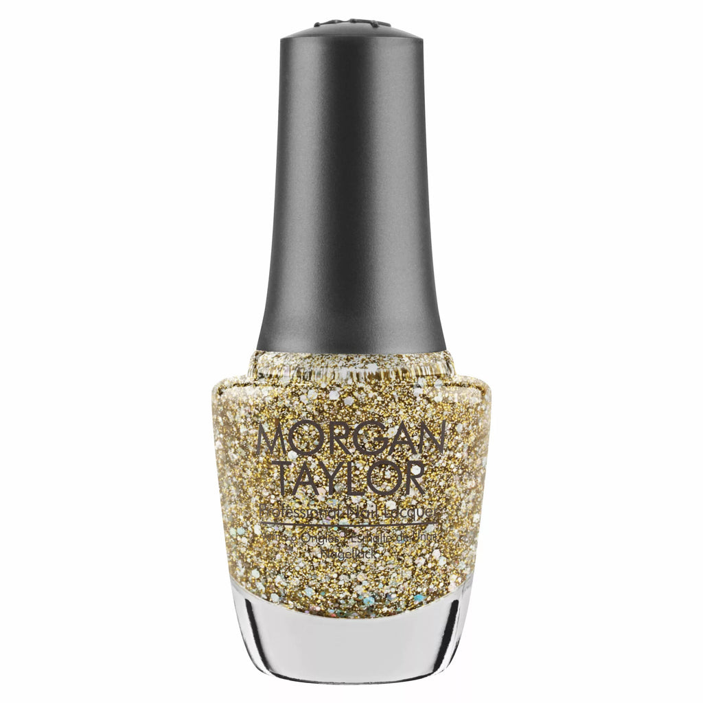 Morgan Taylor Nail Lacquer All That Glitters Is Gold, 0.5 oz