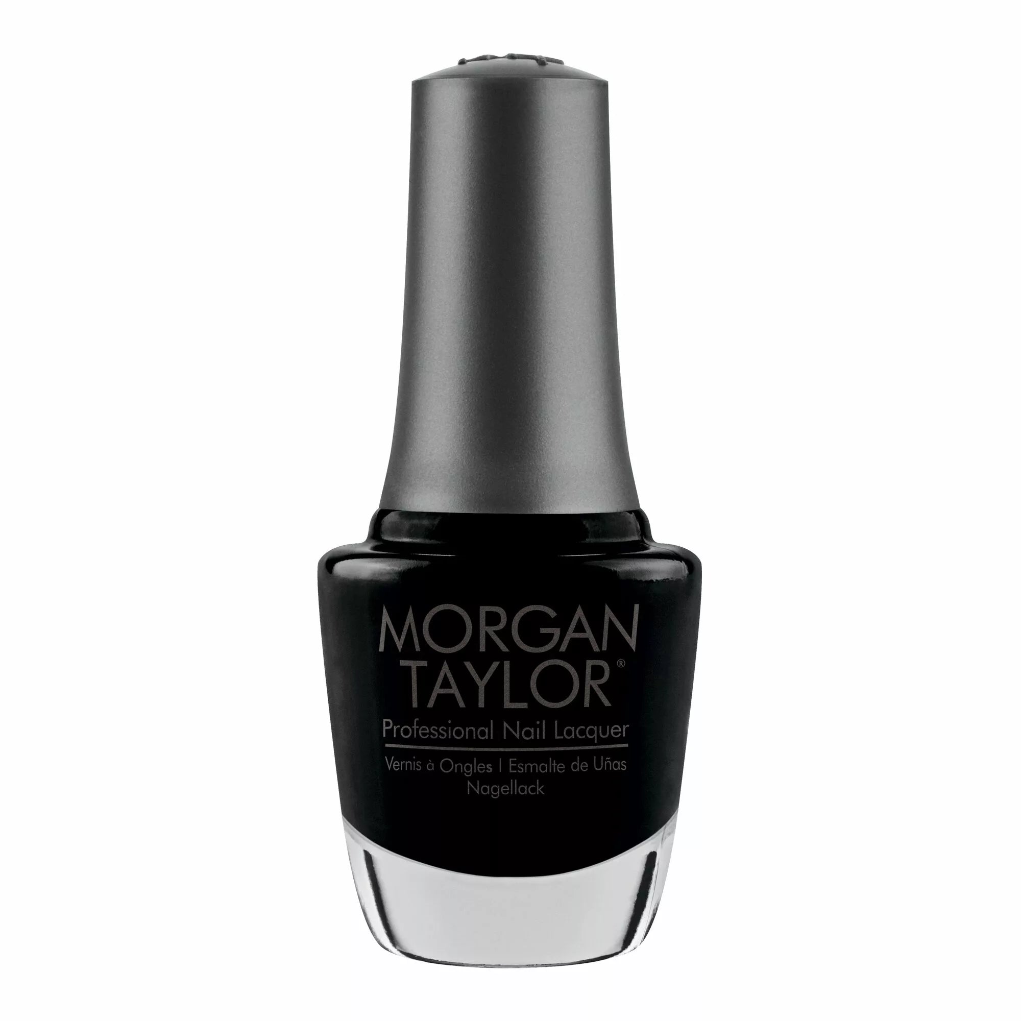 Morgan Taylor Nail Lacquer Black Shadow, 0.5 oz