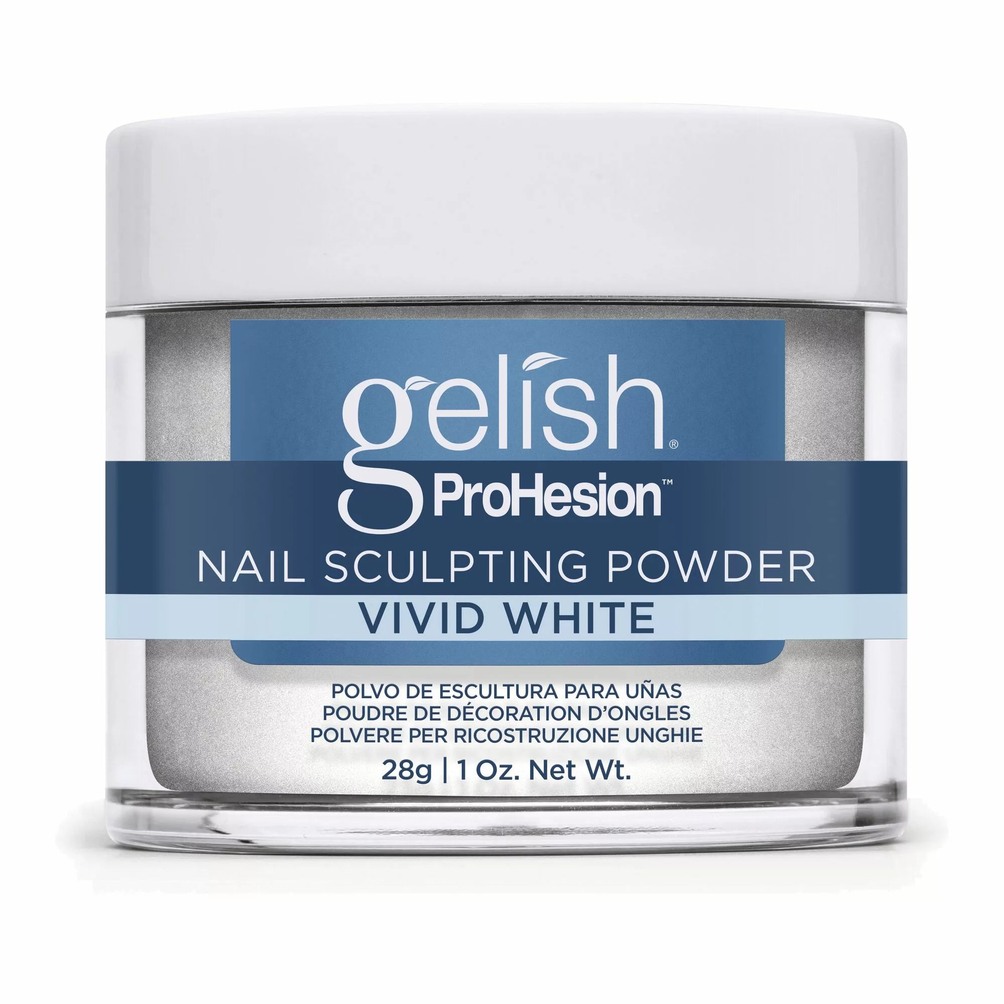 Gelish Prohesion Nail Sculpting Powder Vivid White, 0.8 oz
