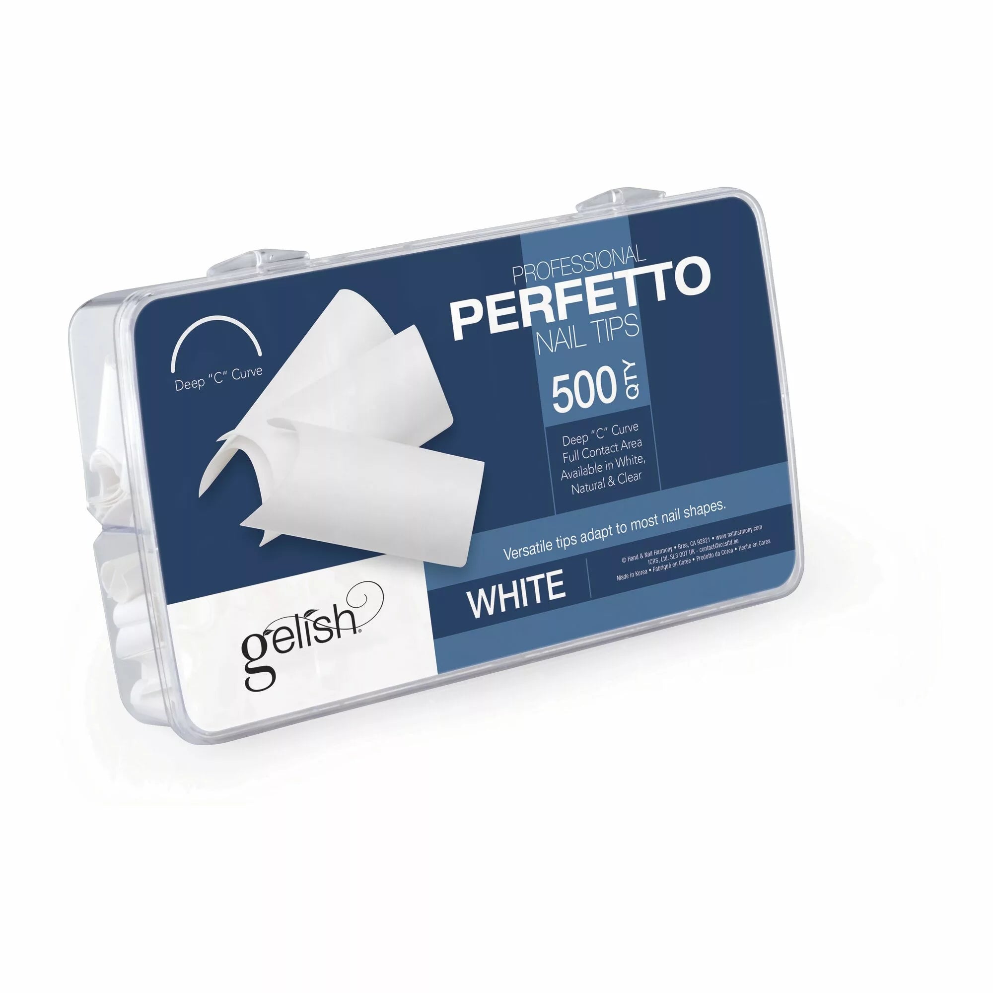 Gelish Perfetto Nail White 500CT